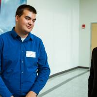 Guests at the Engineering Design Project Preview Event